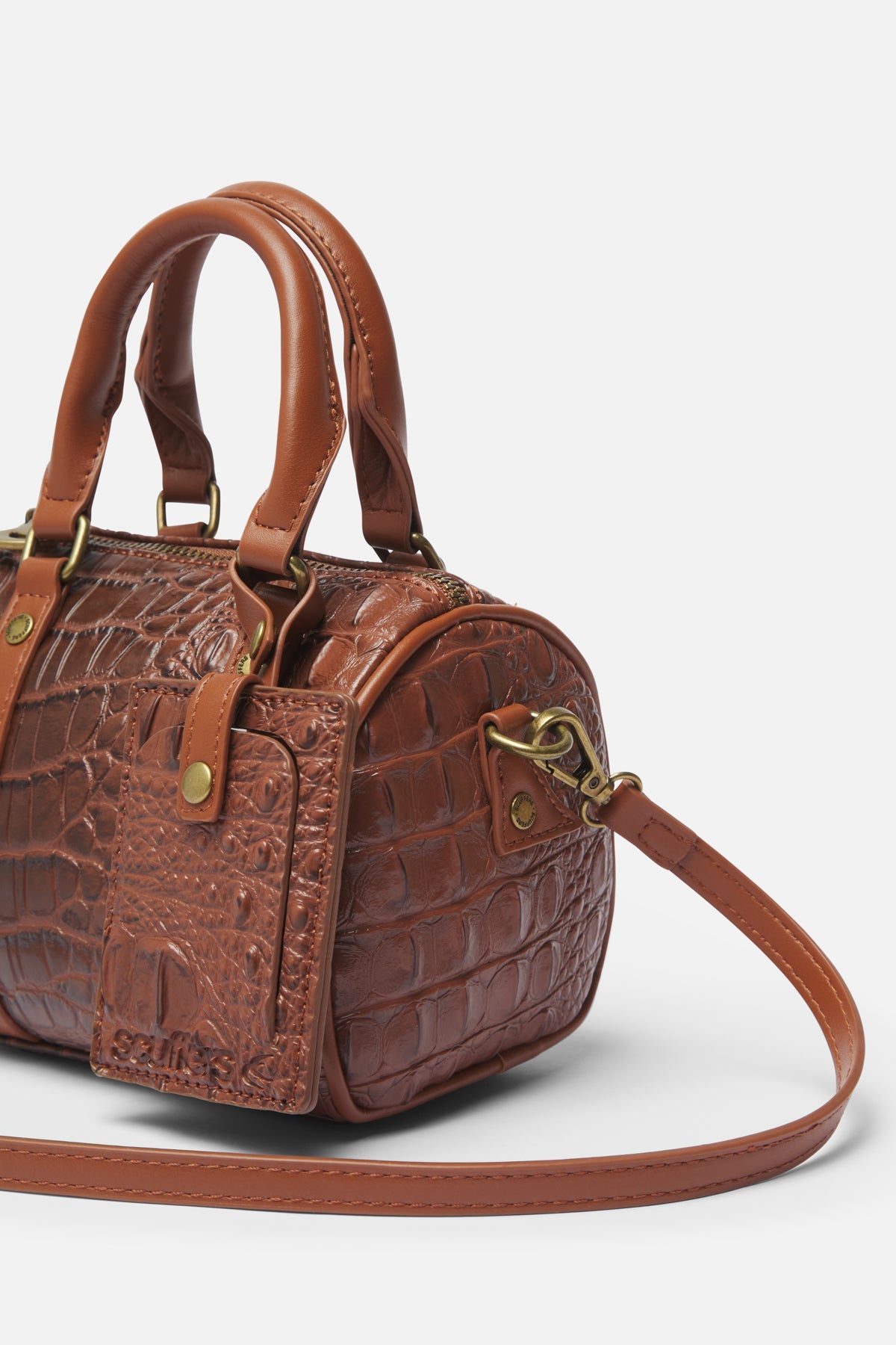 Mini Brown Duffle Bag