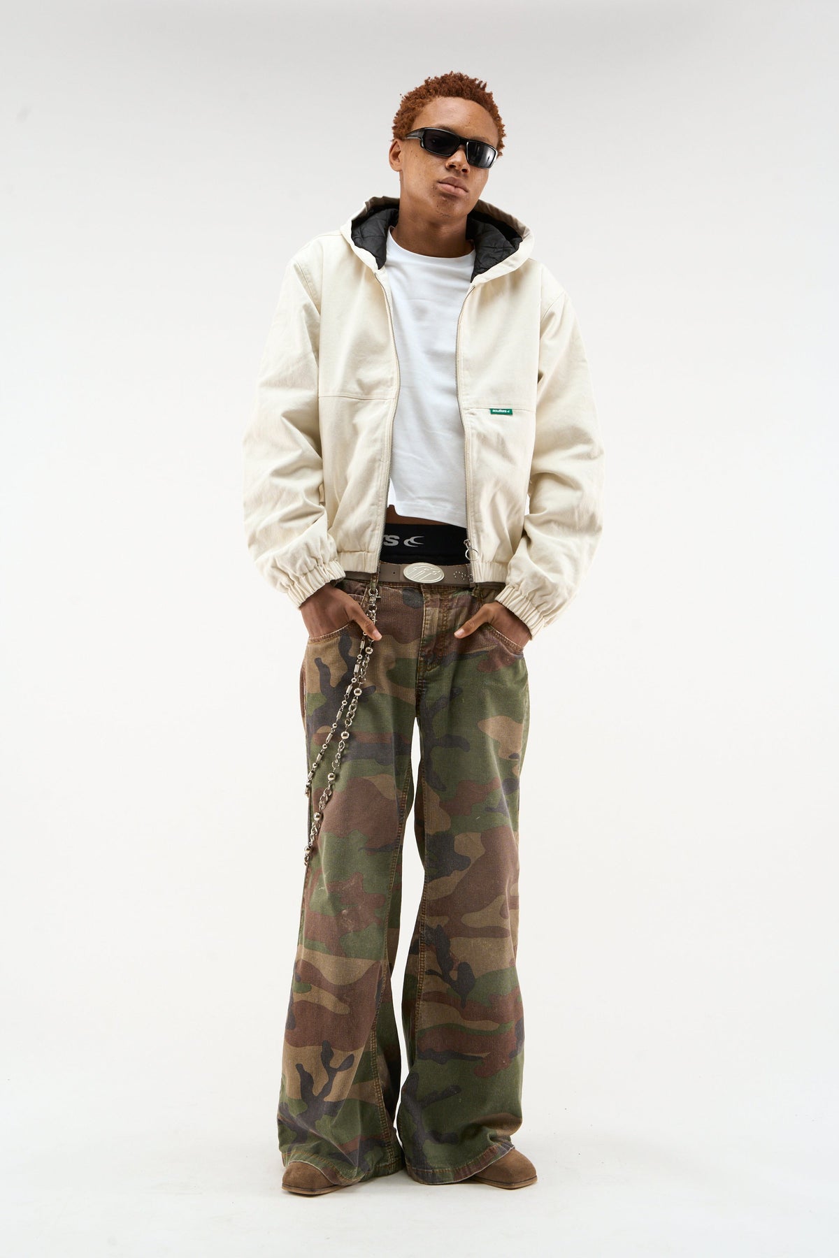 Stained Ecru Work Jacket
