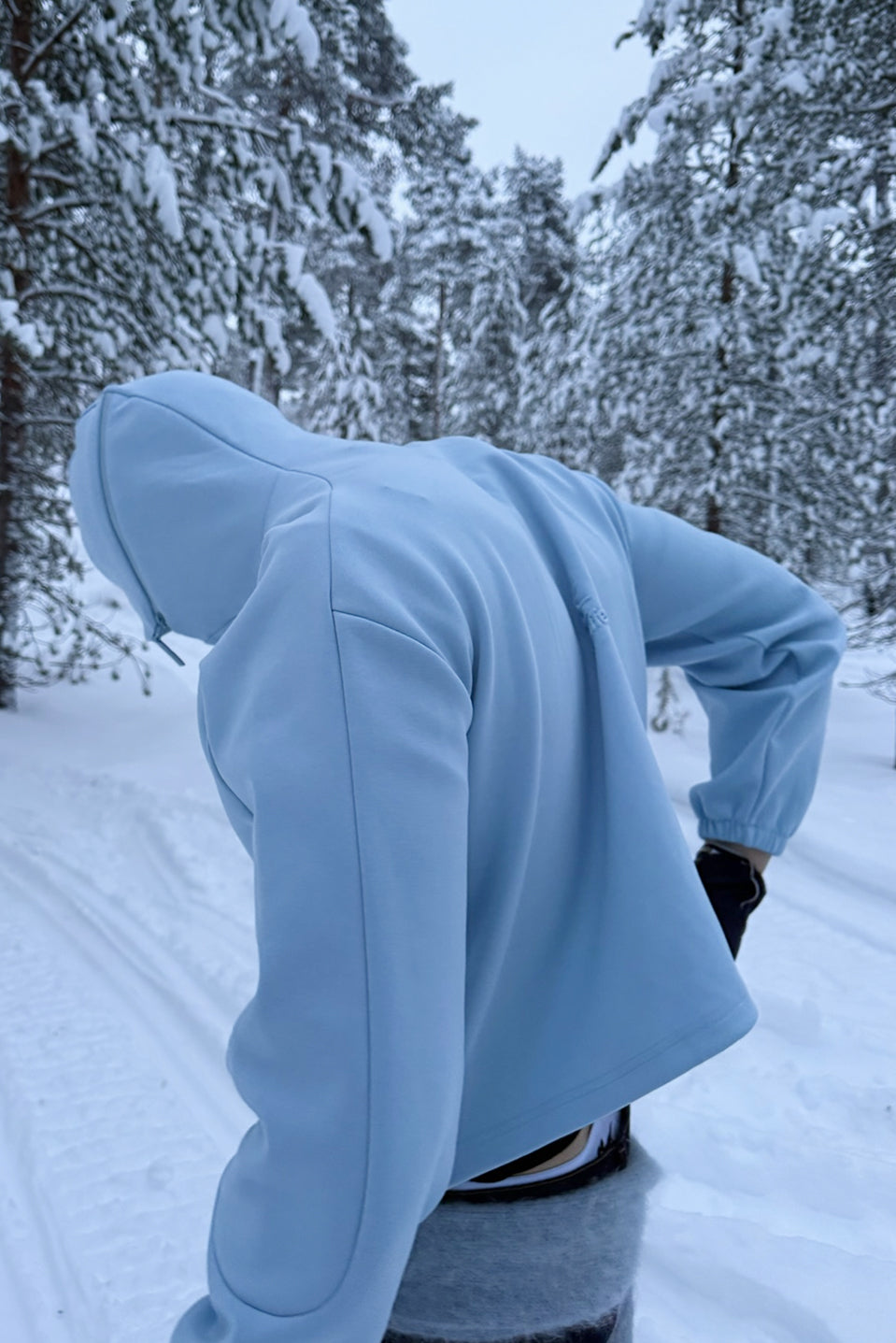 Tech Light Blue Zip